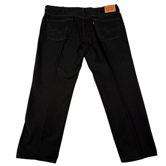 Levi's Other - Levis 505 Regular Fit Black Denim Jeans Mens W46 L30 Straight Leg 04505-0260